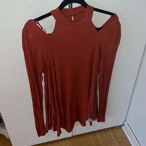 Free People off the shoulder cut out top
